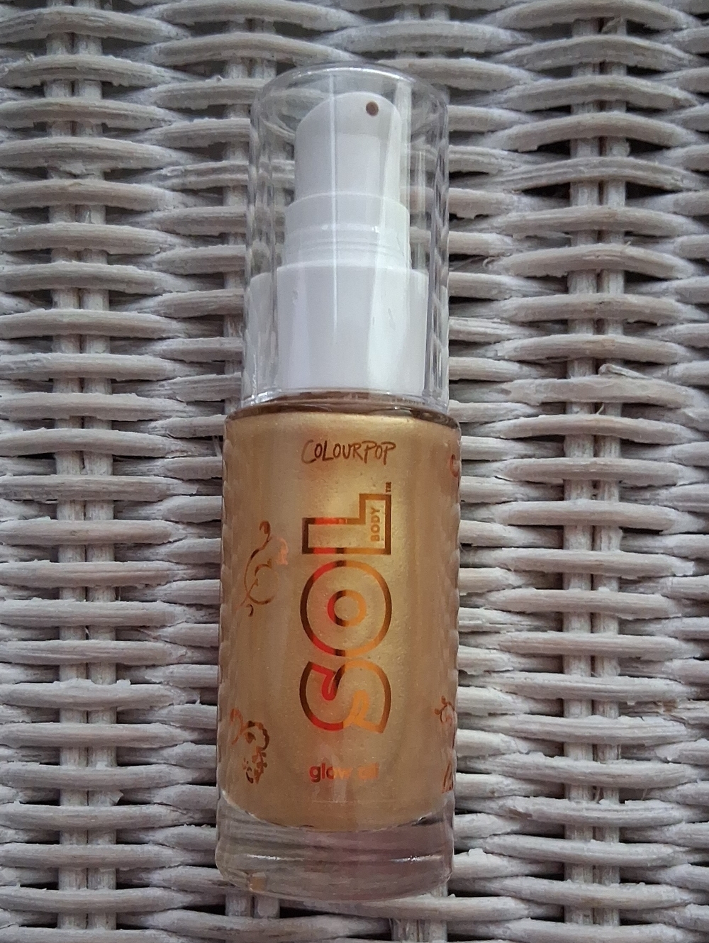 ColourPop SOL Body Glow Oil — Gold Shimmer